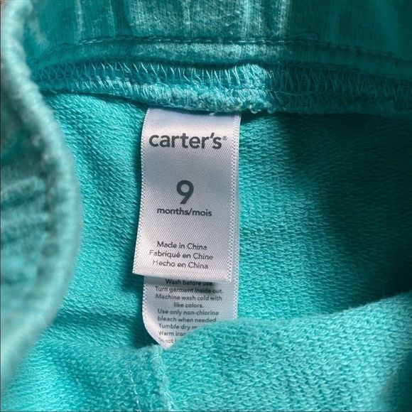 CARTER’S | 3/$15 Baby Girl Blue Shorts - Picture 3 of 3